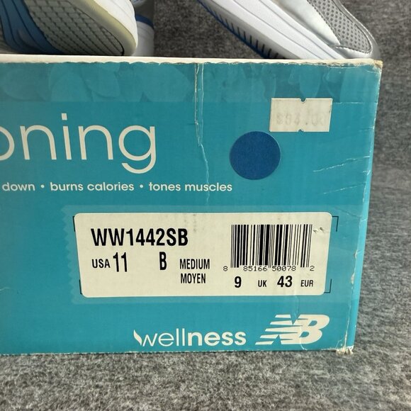 ✅New Balance Wellness Toning Sneakers Women's 11B WW1442SB Grey Blue *DISCOLORED - Picture 2 of 12